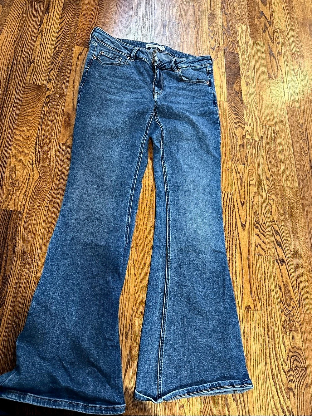 Garage Curve Flare Jeans Blue